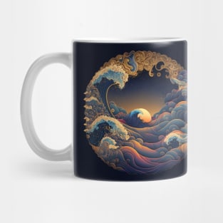 Perfect Waves In The Moonlight Mug